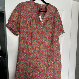 Jcrew Short-sleeve Shirtdress in Liberty Fabric NWT Size Small